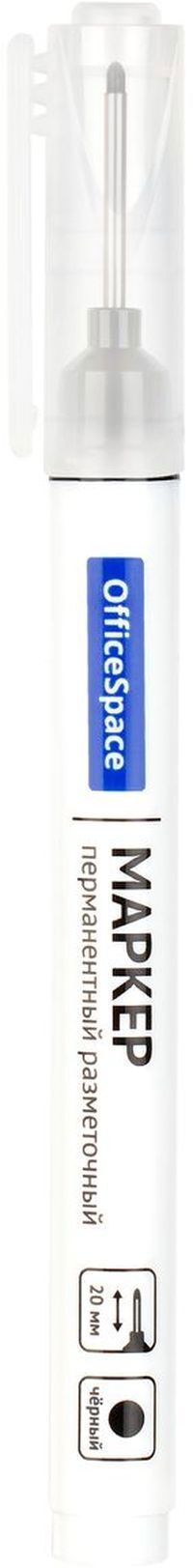 Изображение товара Маркер разметочный Office Space черный для точной разметки и строительных работ