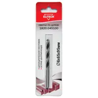 Изображение товара Сверло спиральное по дереву Elitech 1820 045100 6x95 мм для дерева и ДСП