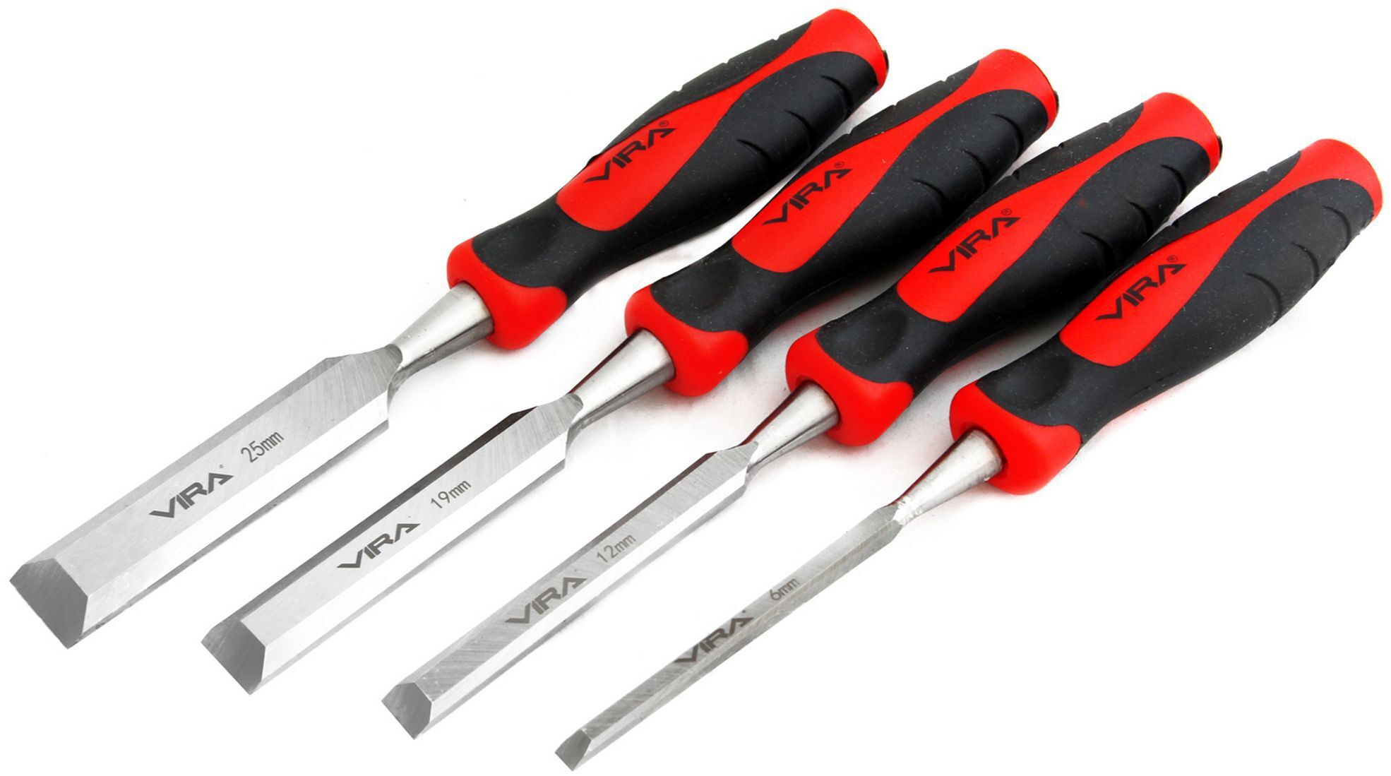 Изображение товара Набор стамесок Vira 811044 140 мм 4 шт - высококачественный инструмент для столярных и слесарных ра