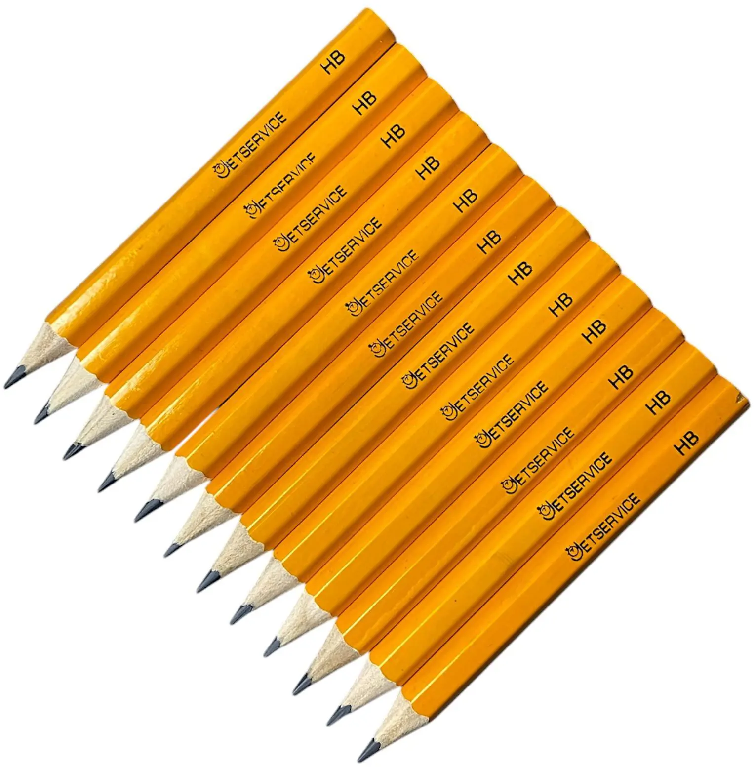 Карандаш Jetservice Мини 3012-9 черный, 12 шт. - 3