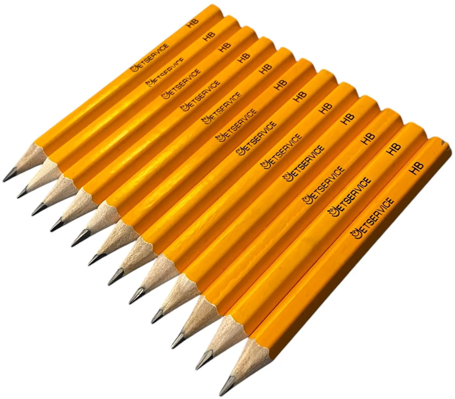 Карандаш Jetservice Мини 3012-9 черный, 12 шт. - 4