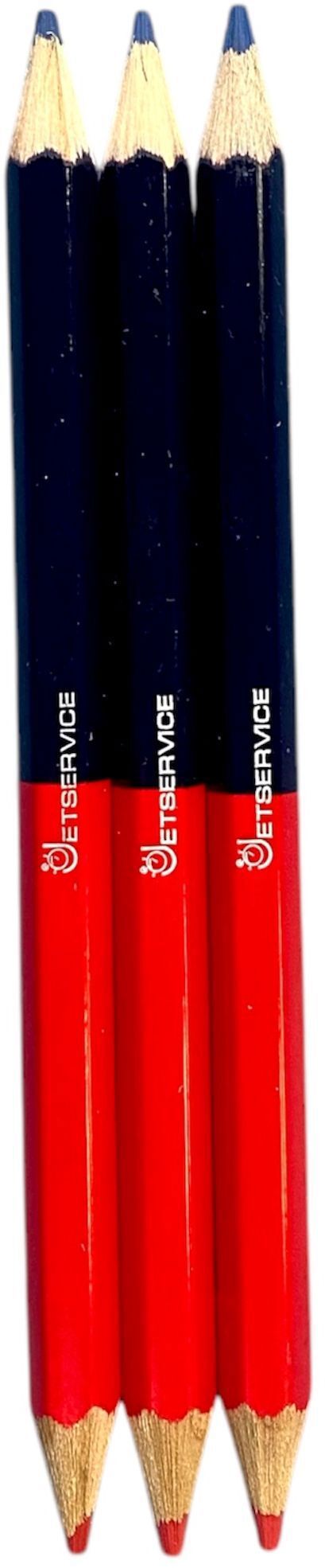 Изображение товара Двухцветный строительный карандаш Jetservice 134823, набор 3 шт