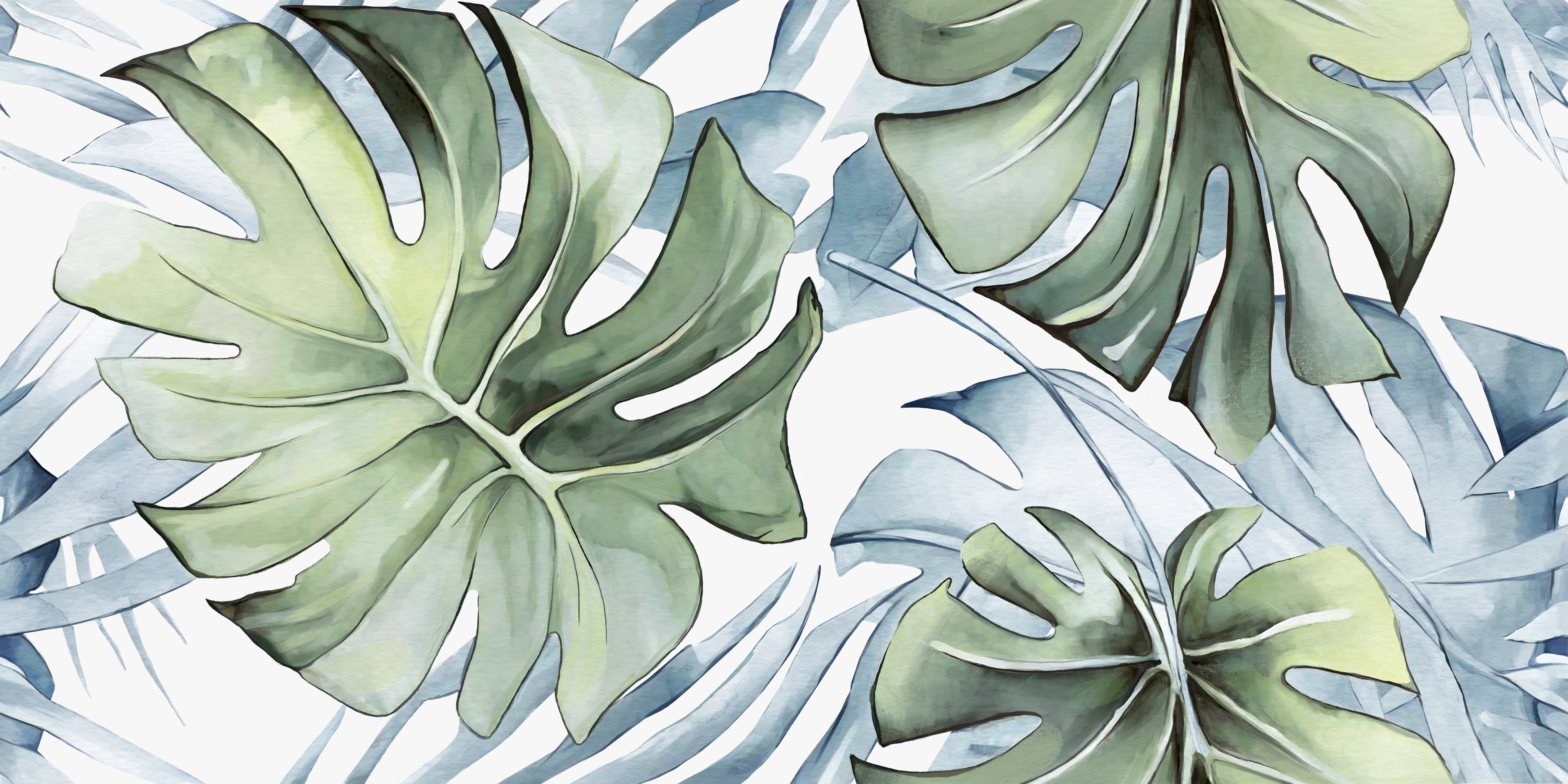 Изображение товара Плитка настенная Mersey Tropic A0554G24103 20x40 см 1.6 м² матовая цвет зеленый