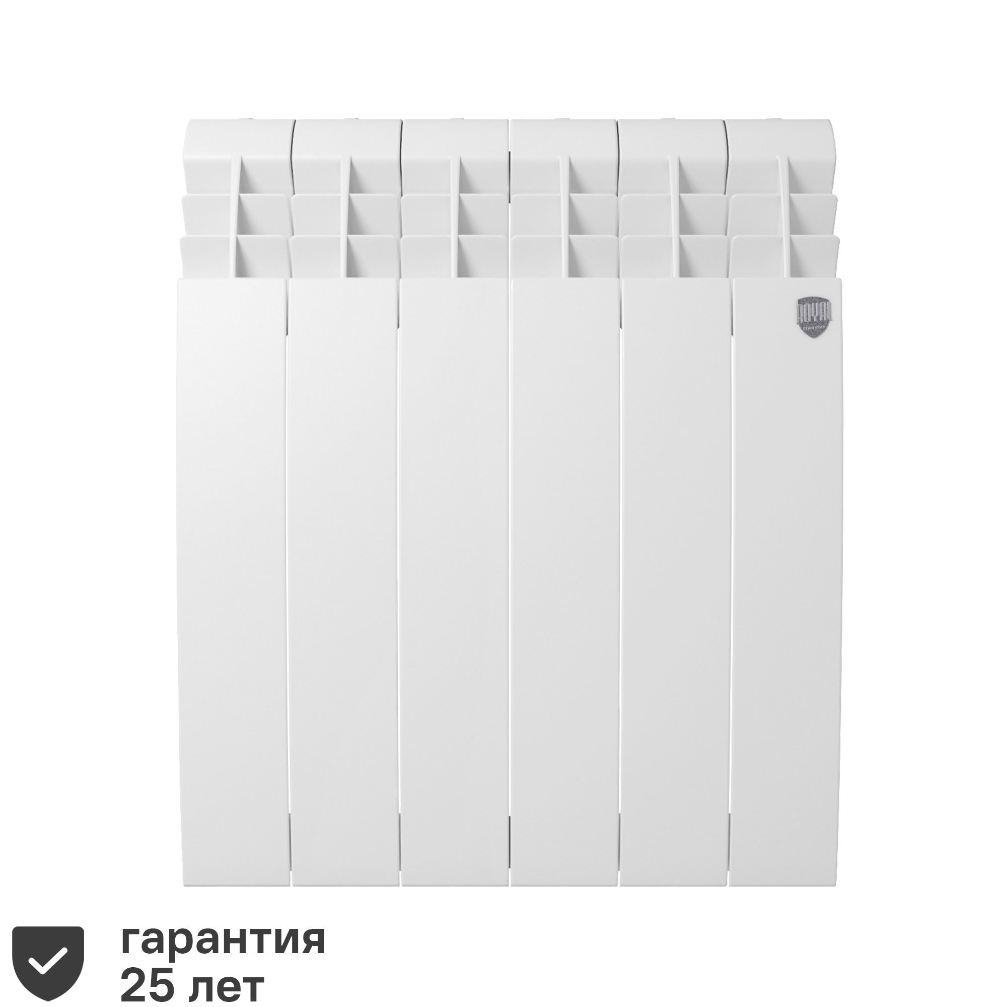 Изображение товара Радиатор секционный Royal Thermo Biliner 500/87 6 секций белый стальной биметалл