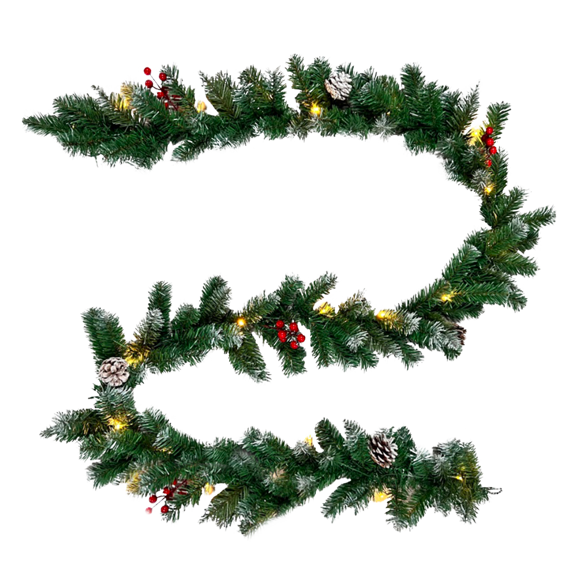 Изображение товара Гирлянда Хвоя 270 см 20 LED для новогоднего декора