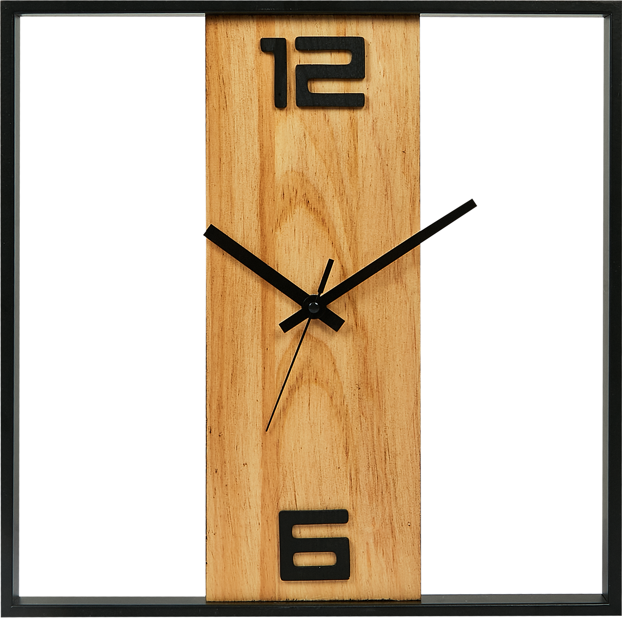 Изображение товара Часы настенные Dream River GHD00108 бесшумные квадратные МДФ