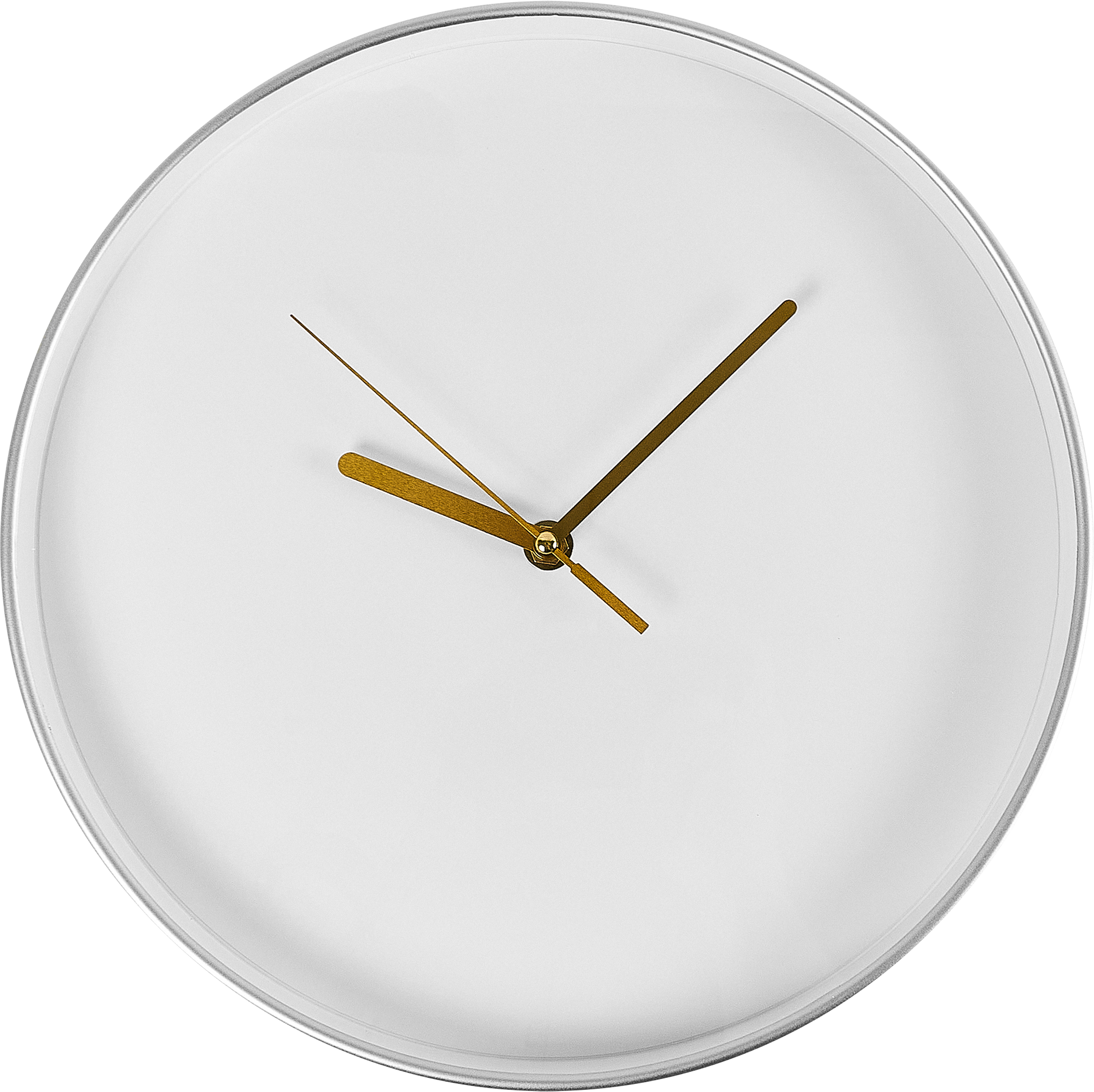 Изображение товара Часы настенные круглые пластик цвет белый 4.4x29.5 см