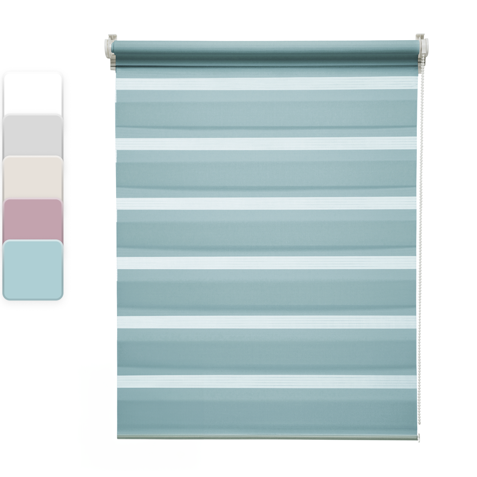 Штора рулонная день-ночь Inspire Peter 50x160 см бирюза Aqua 3