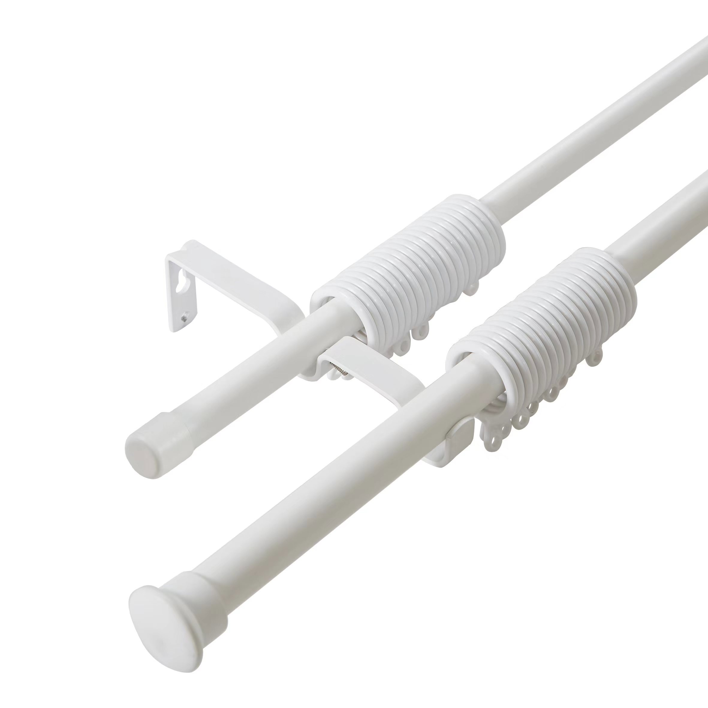 Карниз для штор раздвижной двухрядный КРДЗБ-160-300 160-300 см железо ...