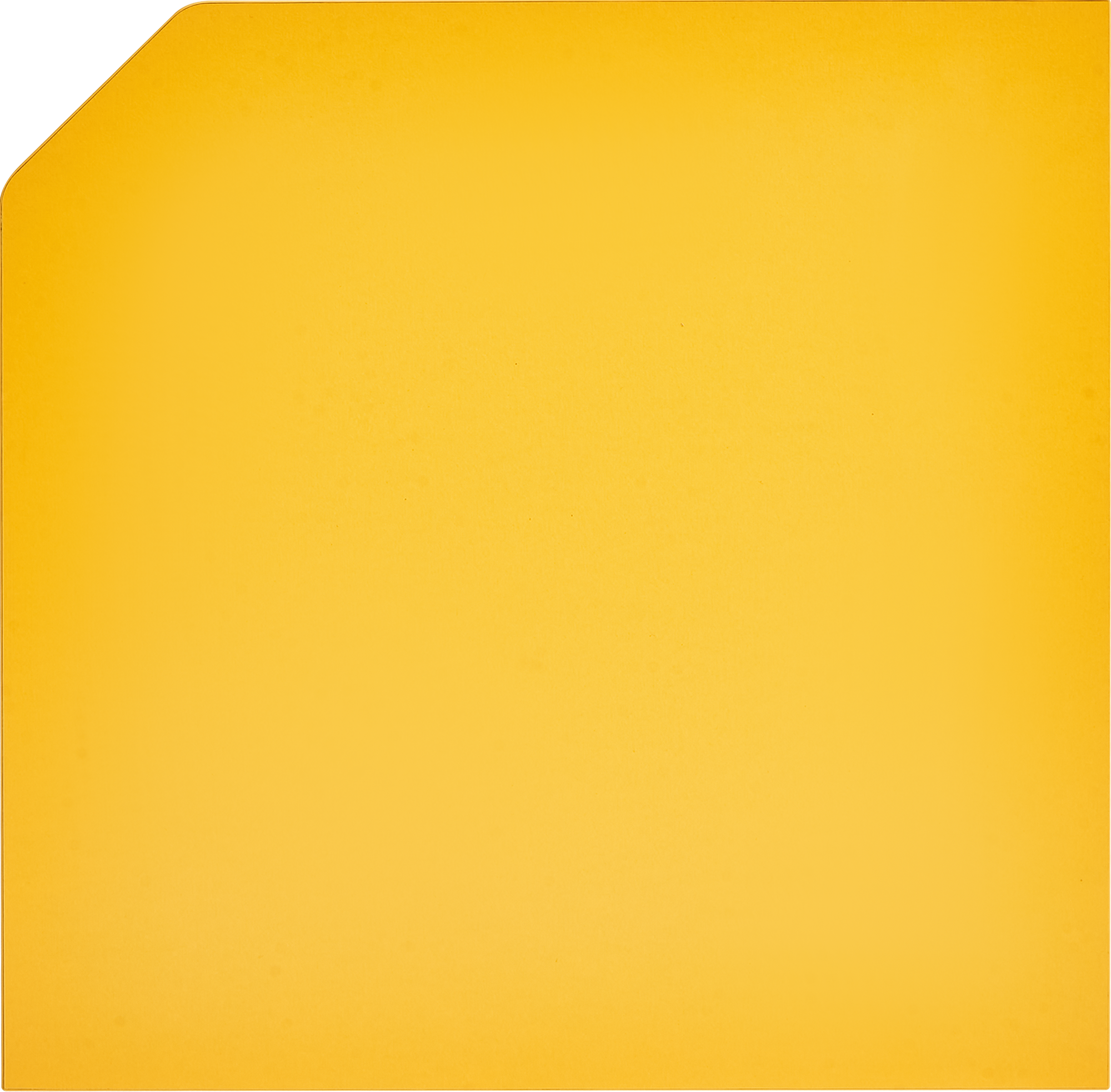 Изображение товара Фасад шкафа из МДФ 32.2x32.2 см желтый глянцевый Spaceo Kub