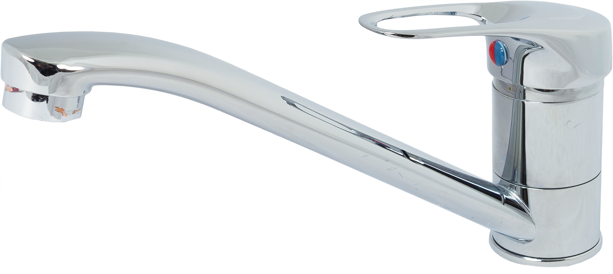 Изображение товара Смеситель для кухни Аква 12 см хром водосберегающий однорычажный