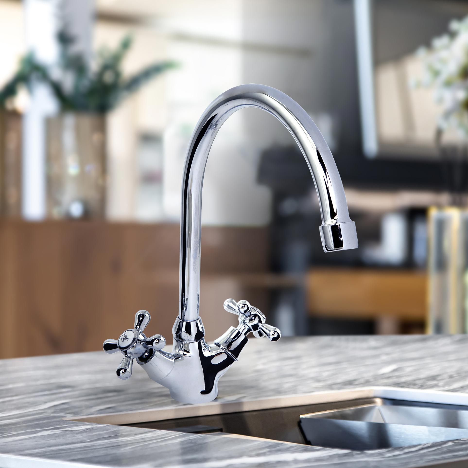 Изображение товара Смеситель для кухни Primavera Napoli 31.5 см хром водосберегающий