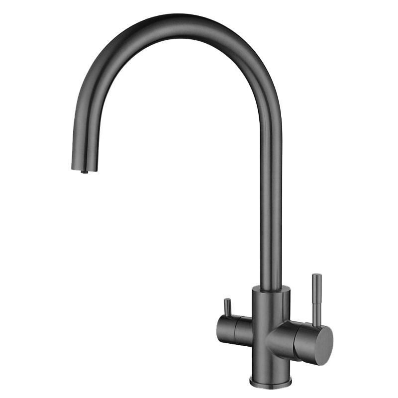 Изображение товара Смеситель для кухни Esko Pure Water PW519GG графит однорычажный поворотный