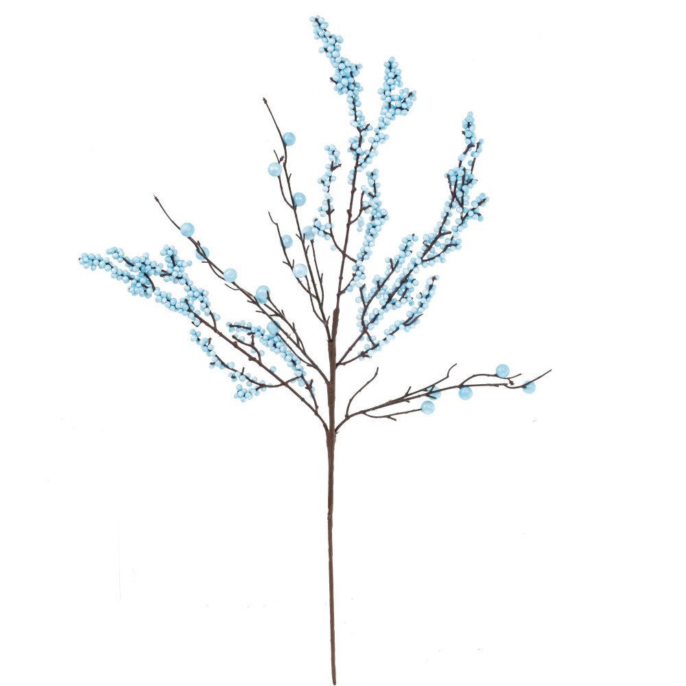 Изображение товара Декоративная ветка 936087 для новогоднего и праздничного декора 85x39x2 см