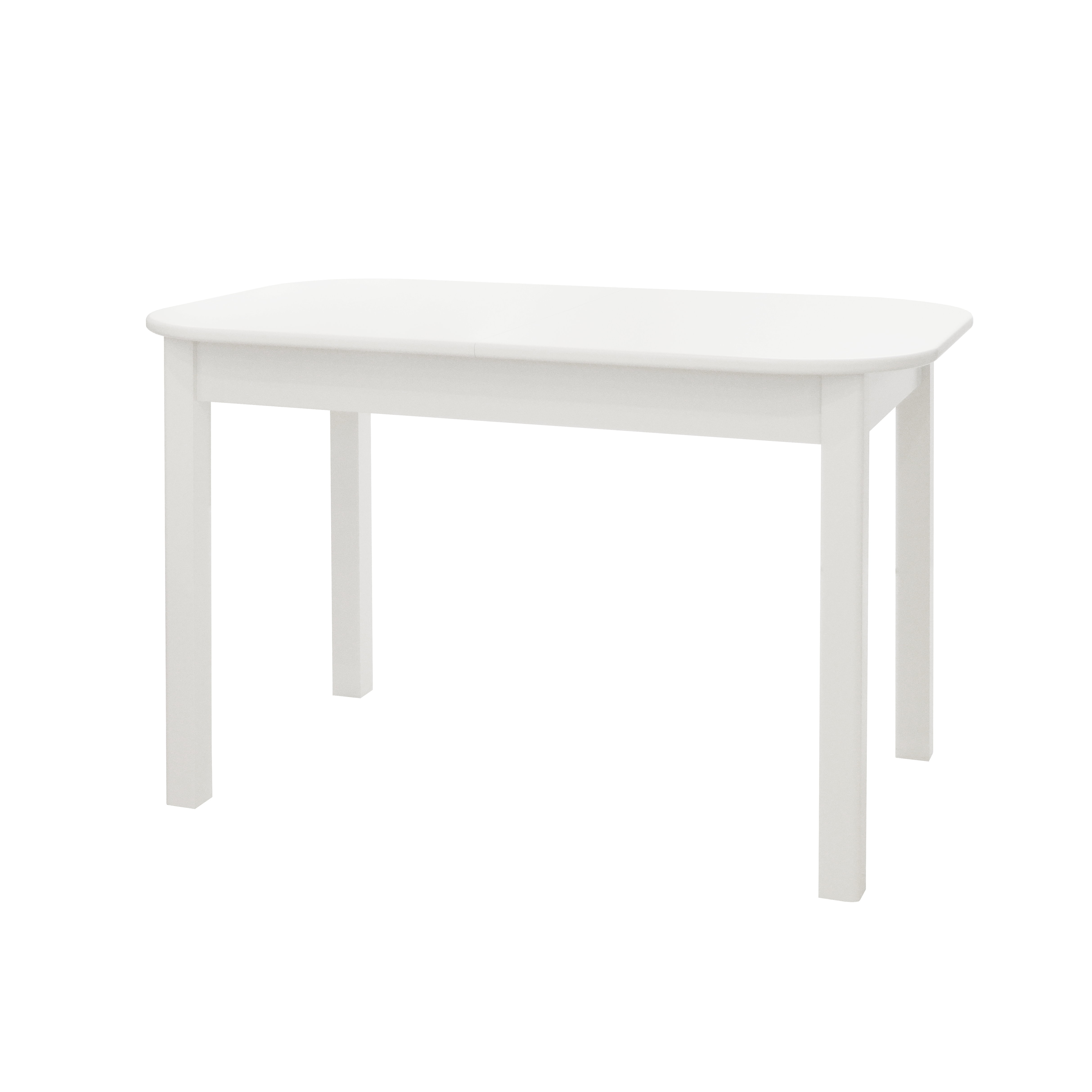 Стол кухонный овальный Delinia Тулуза 75x120 см дерево цвет белый - 1