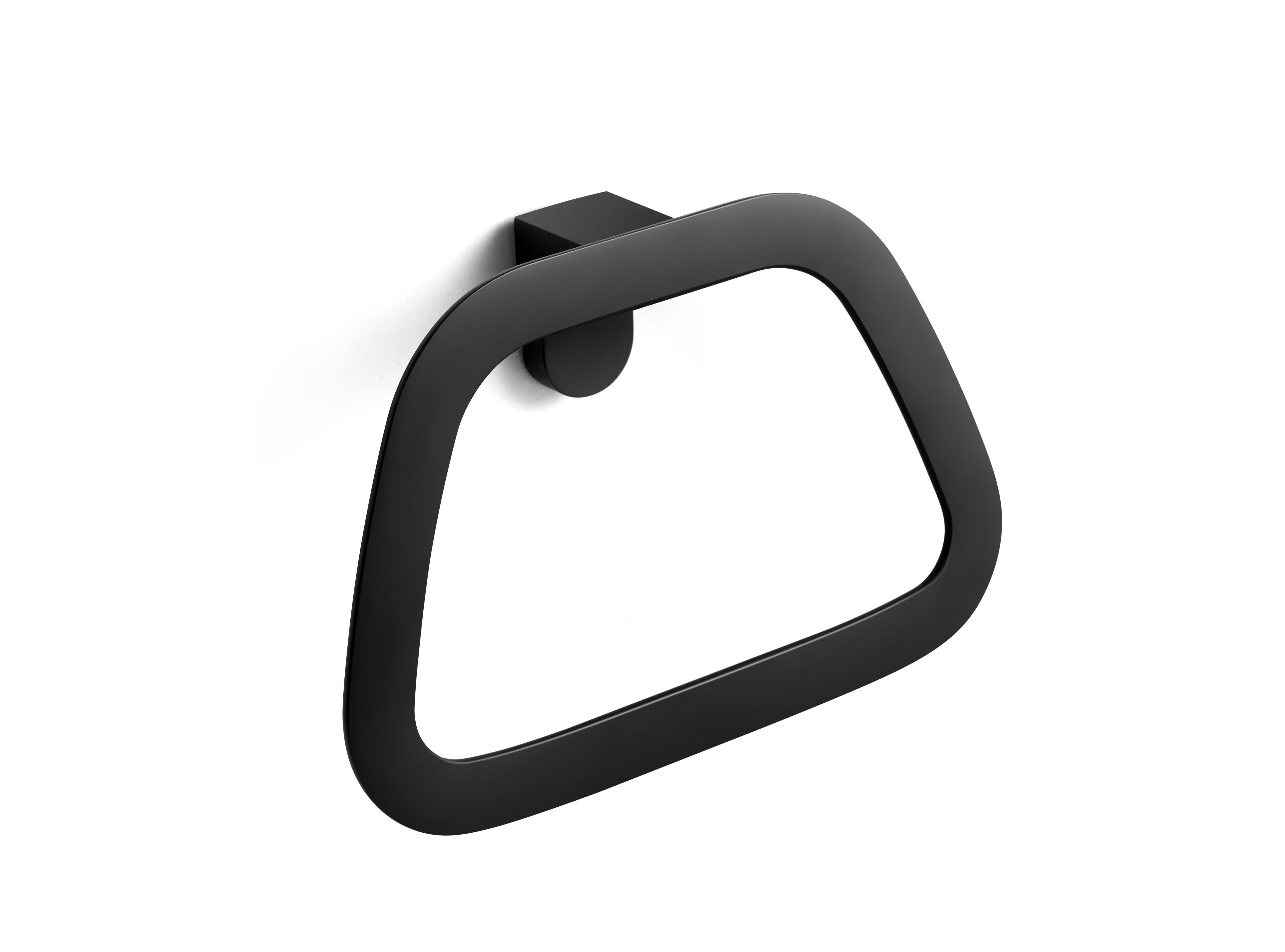 Изображение товара Полотенцедержатель-кольцо Lahta черный IDDIS, современный дизайн, гарантия 5 лет