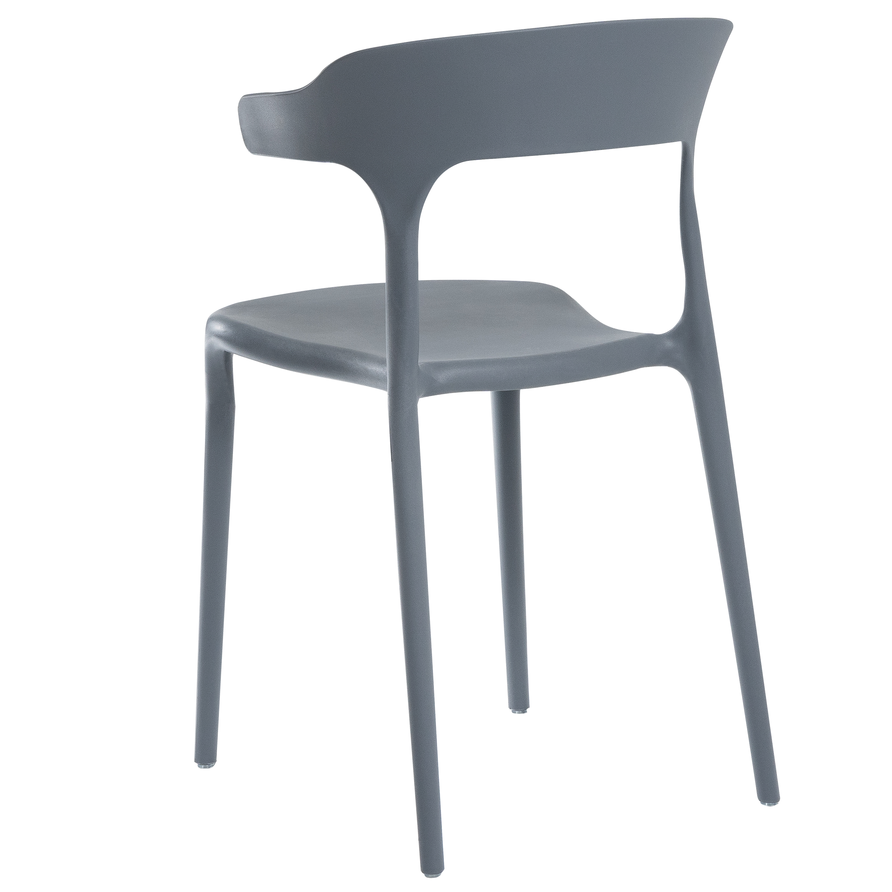 Стул Roero 48x74x46.5 см полипропилен цвет серый - 2
