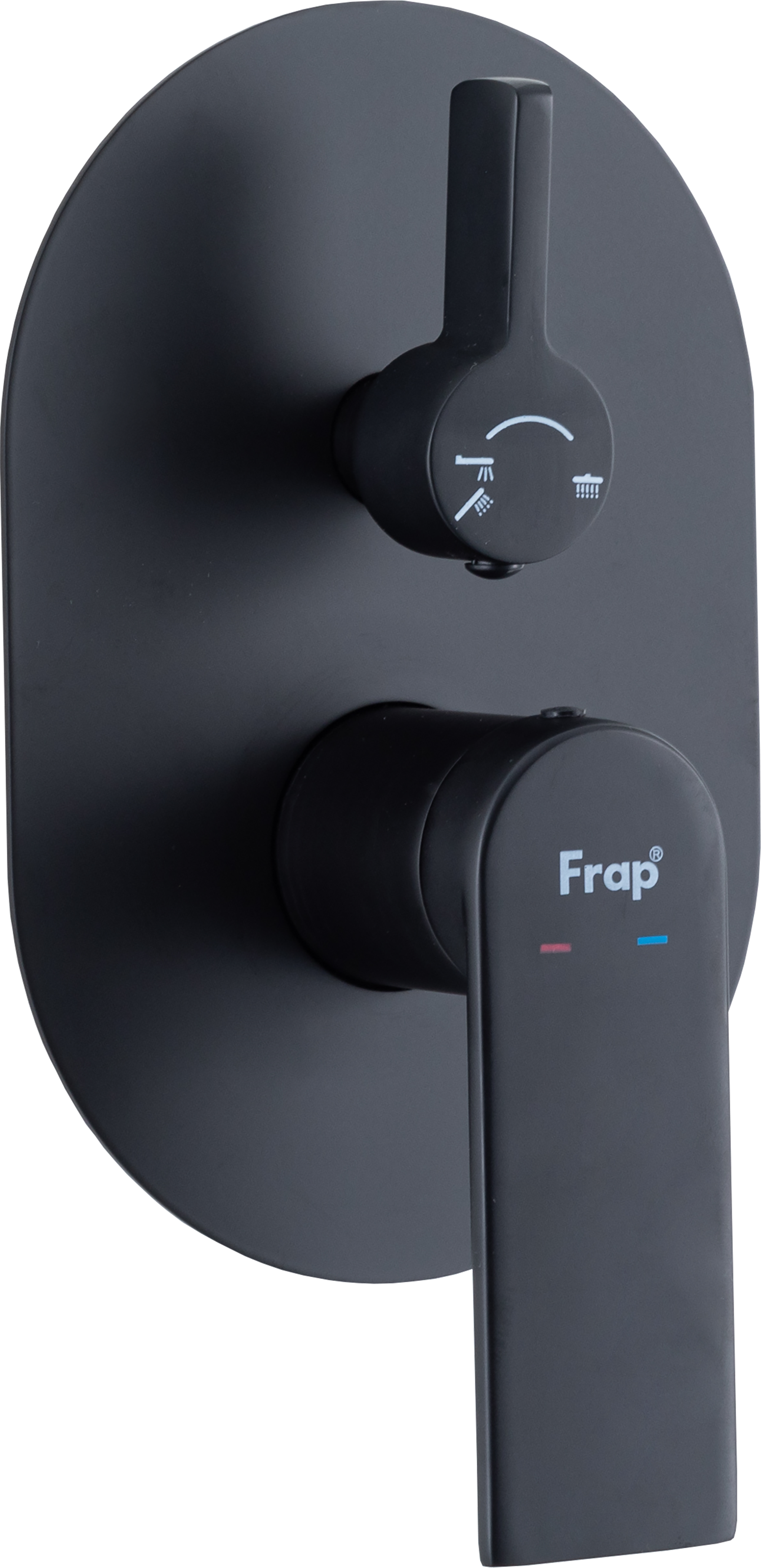 Душевая система Frap Arne F71204-6 скрытого монтажа цвет черный матовый - 4