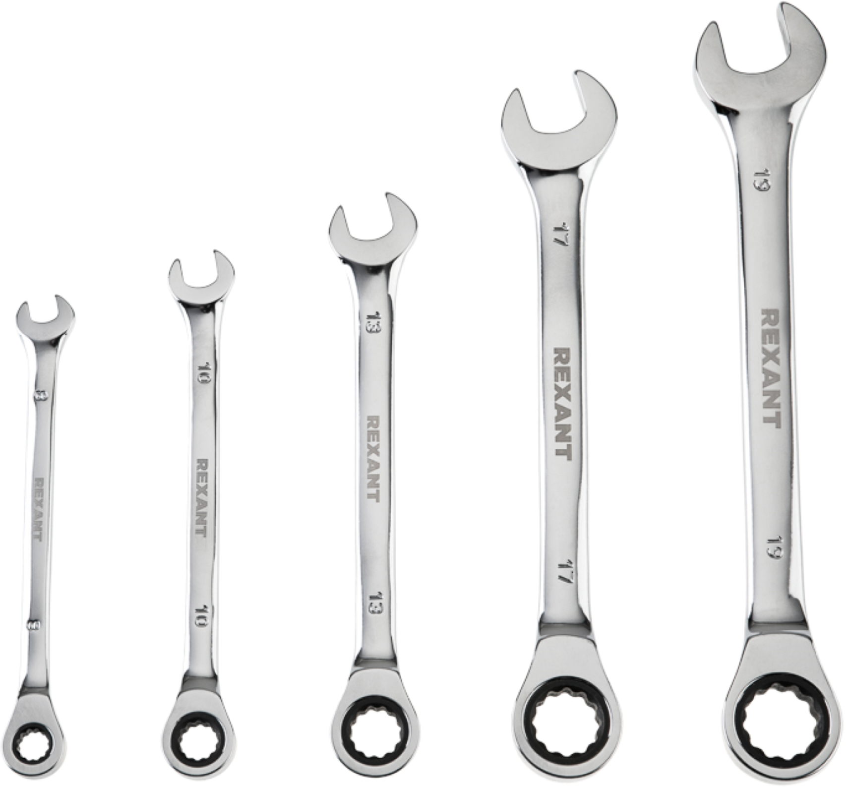 Изображение товара Набор ключей комбинированных Rexant 12-4841-1 8-19 мм 5 шт