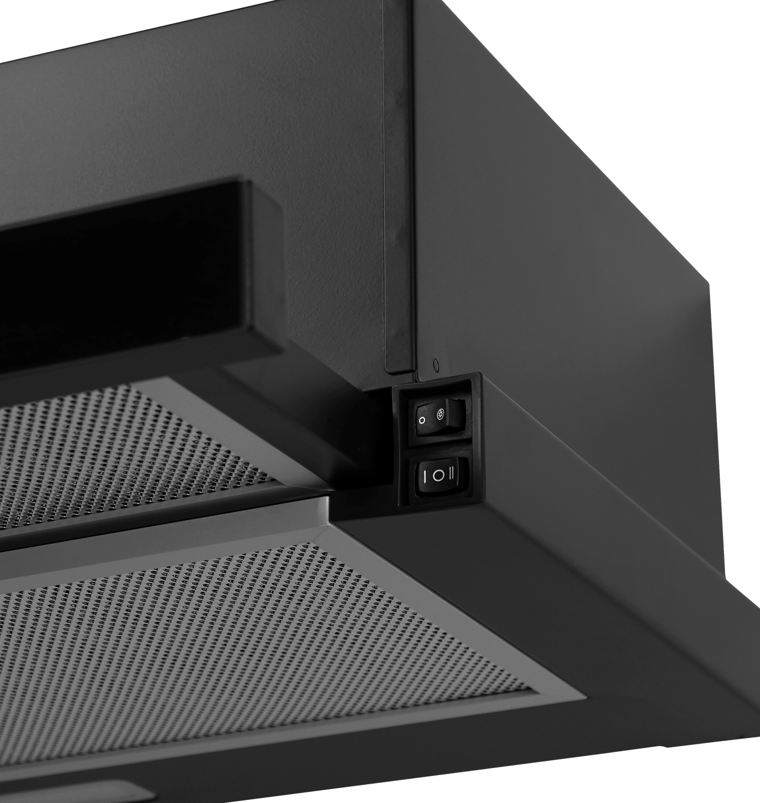 Изображение товара Встраиваемая вытяжка Lex HIDE G 600 BLACK 60 см стильная и тихая