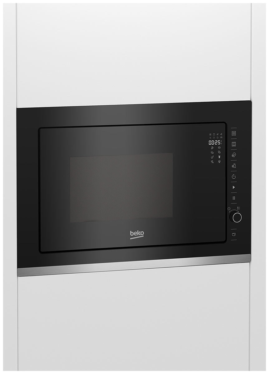 Изображение товара Встраиваемая микроволновая печь Beko BMGB 25333 X 25 л черная с грилем