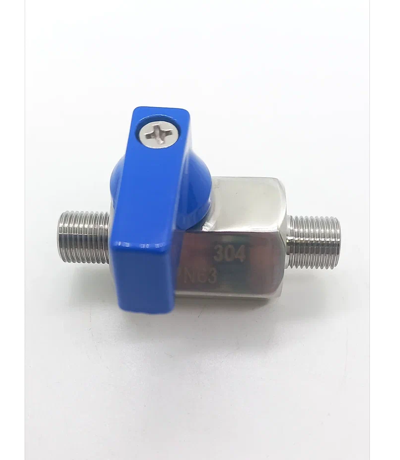 Изображение товара Кран шаровой прямой IFITTING MG-BMM15/4 DN15 PN64 1/2" нержавеющая сталь рычаг