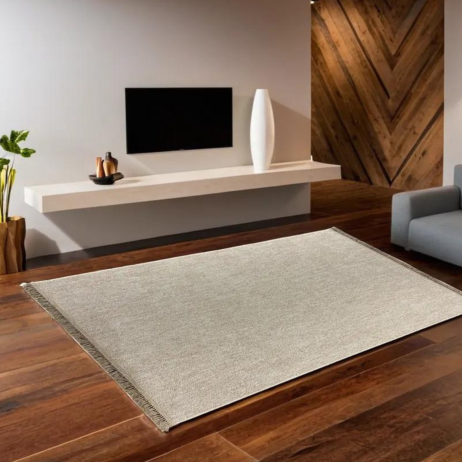 Изображение товара Ковер Vegas 160x230 см из полиэстера и полипропилена, бежевый, Турция