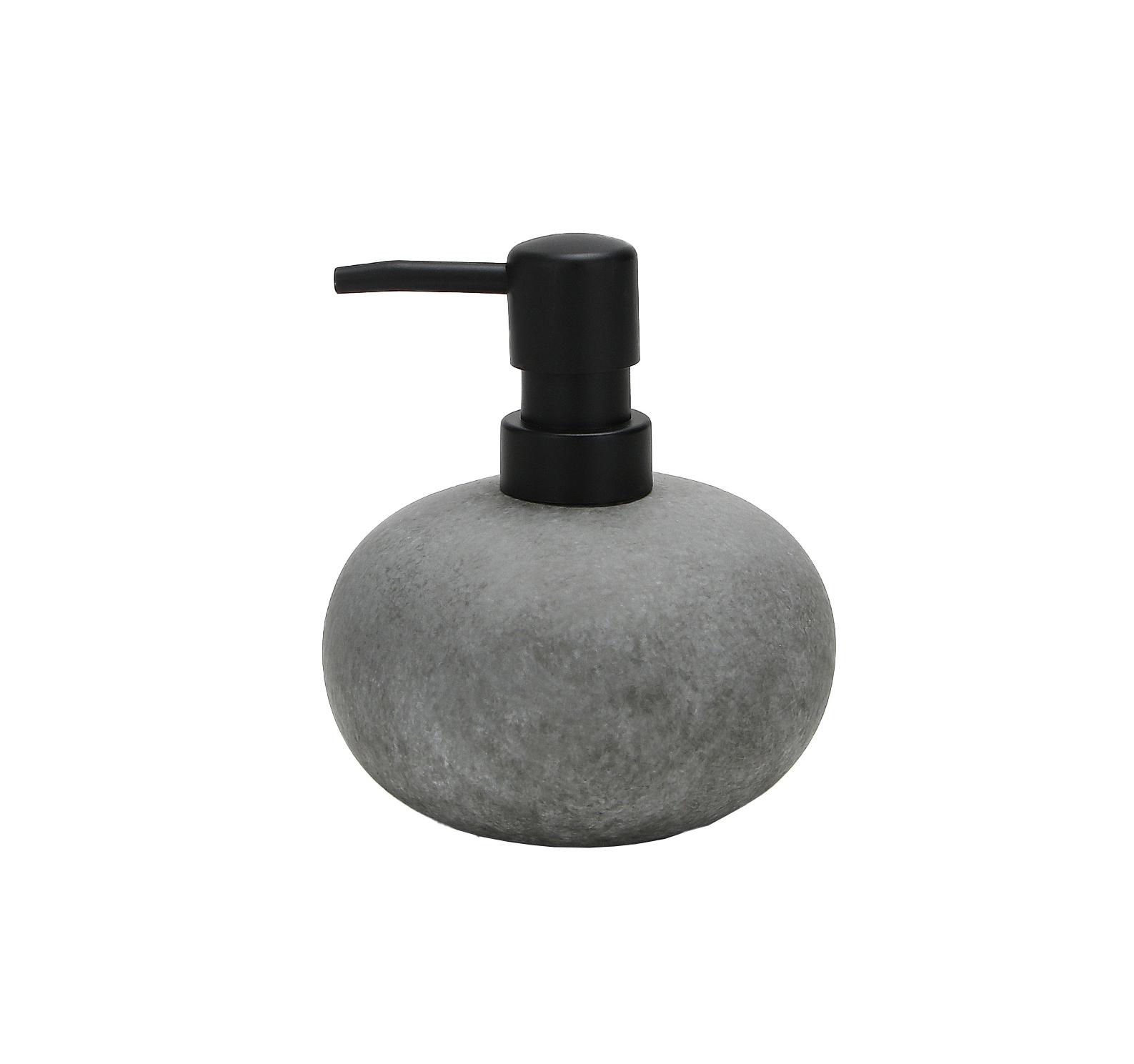 Изображение товара Дозатор для жидкого мыла IDDIS Concrete серый керамика 450 мл