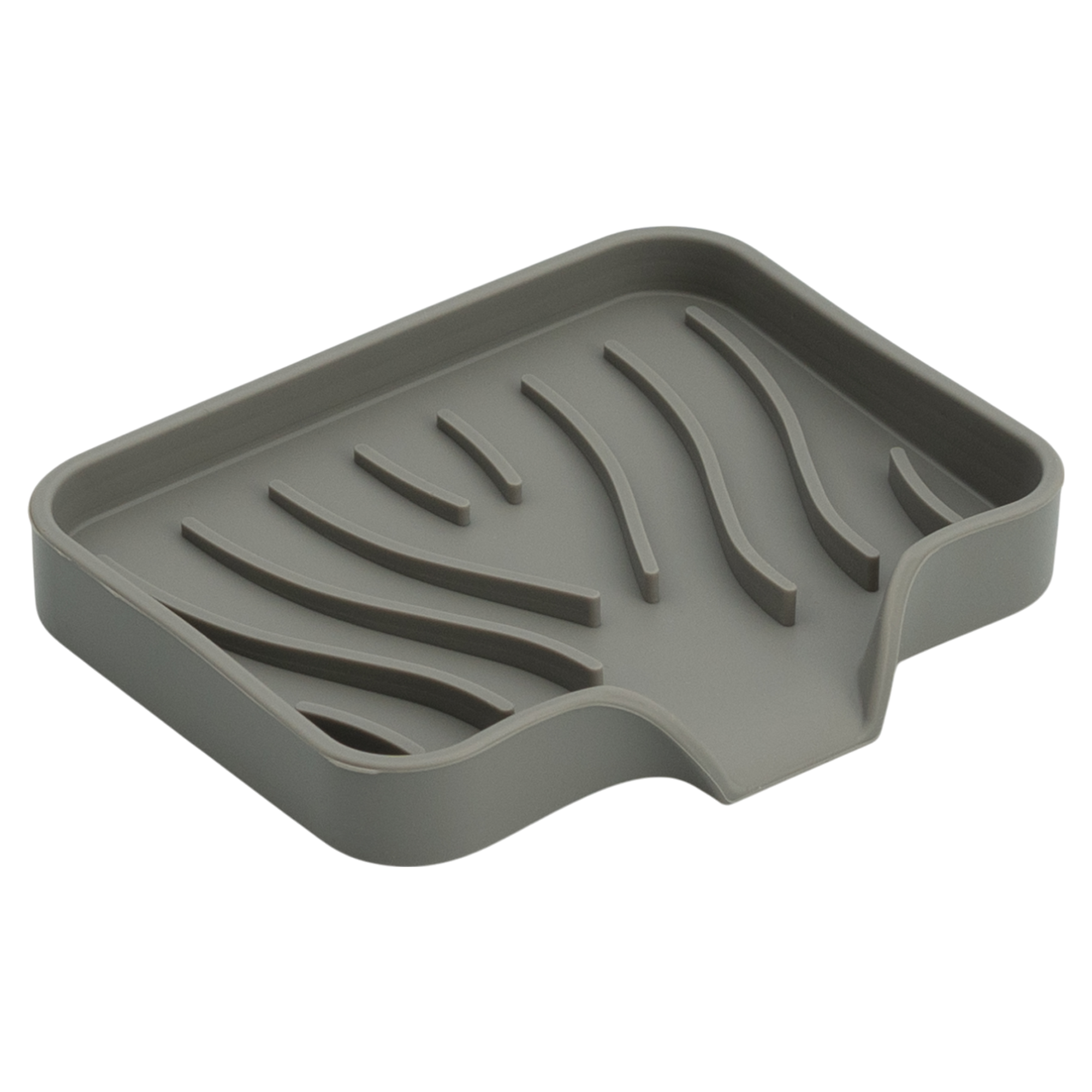 Изображение товара Мыльница Vidage Ангрен серого цвета из силикона