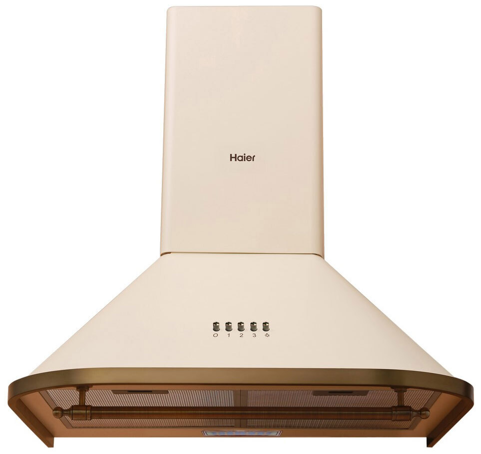 Изображение товара Вытяжка Haier HVX-W671ATQBC 60 см бежевый с 3 скоростями