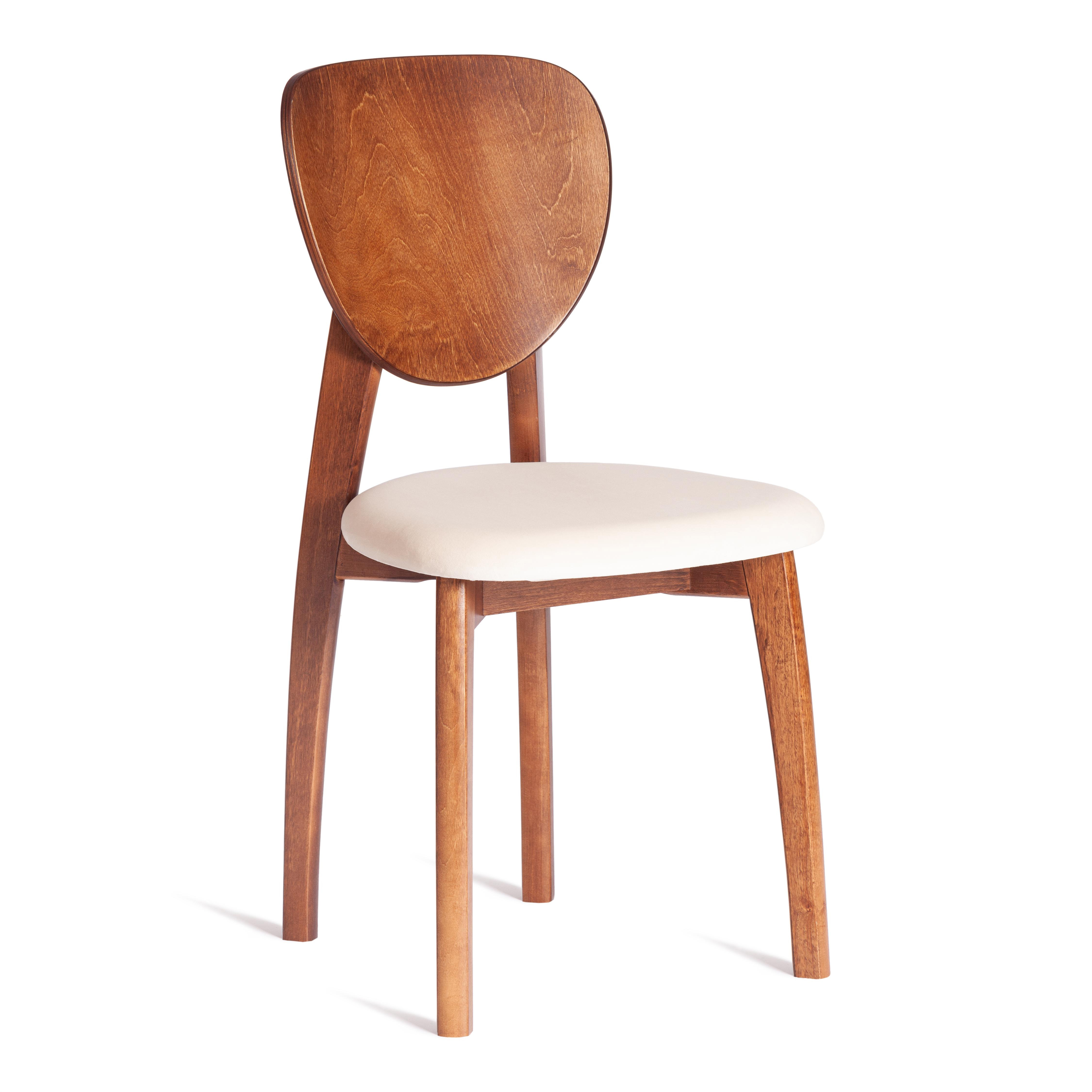 Изображение товара Кухонный стул Tetchair Diamante 42x85x42 см ткань цвет коричневый