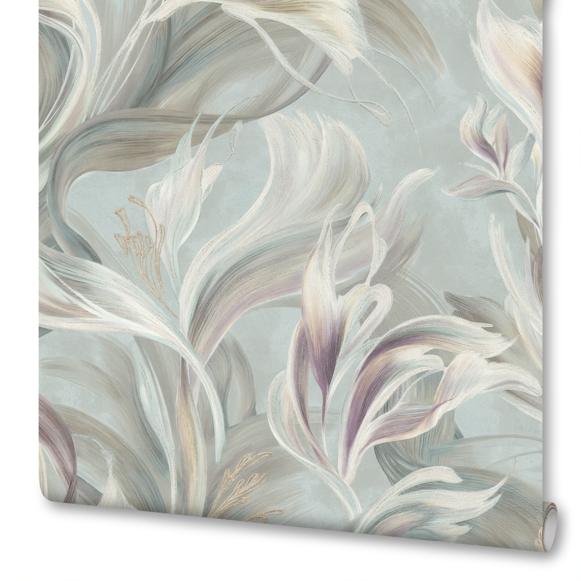 Изображение товара Обои флизелиновые Ovk Design Элания зеленые 1.06 м 11198-05