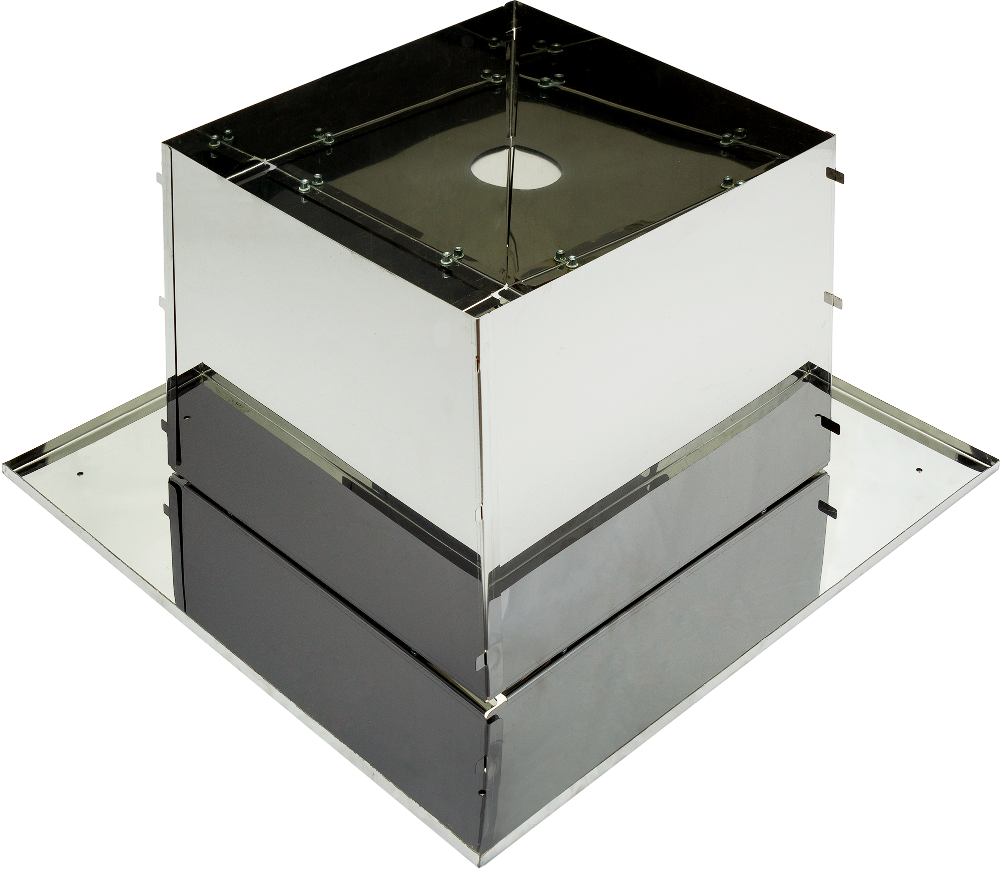 Изображение товара Потолочно-проходной узел Corax ф115 мм из нержавеющей стали для дымоходов