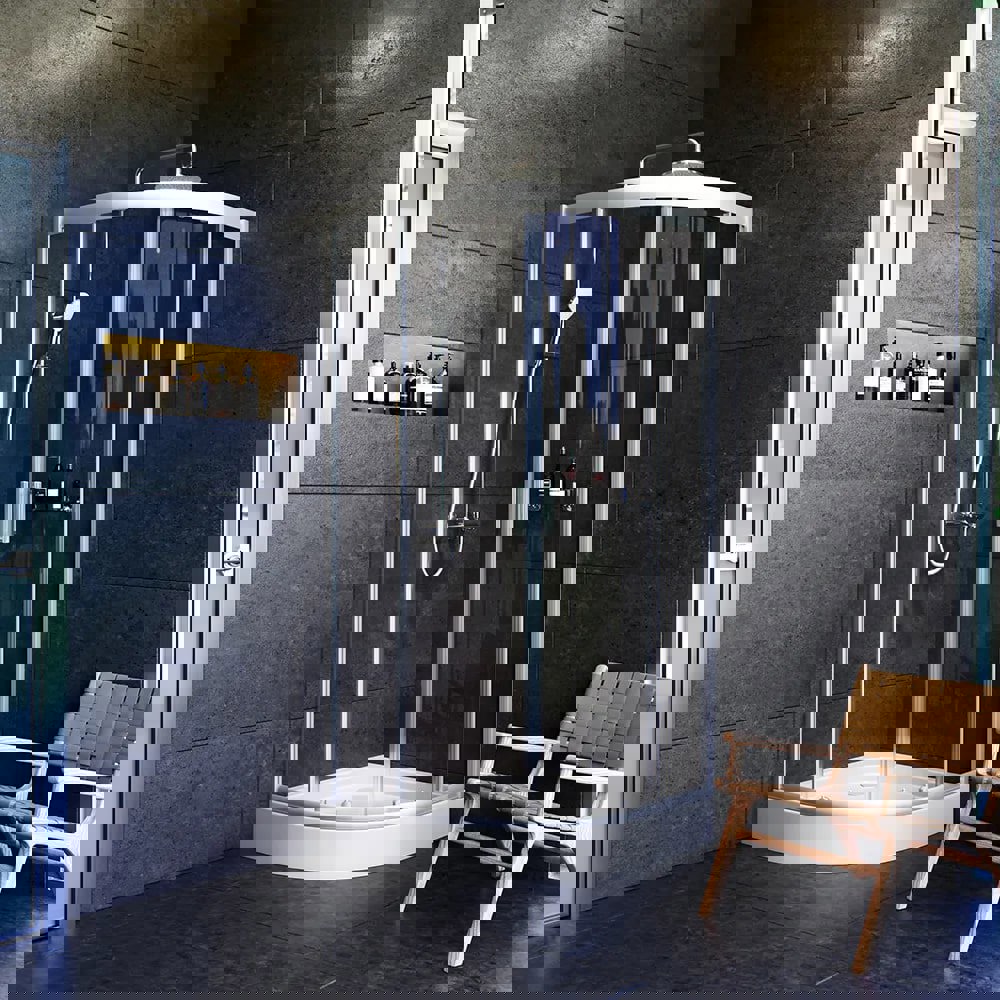 Изображение товара Душевой уголок Am.pm W90e-401-080wt 1/4 круга с поддоном 80x80см Германия