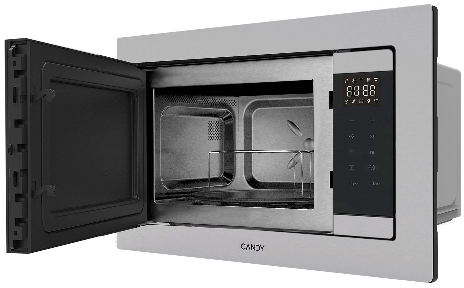 Изображение товара Встраиваемая микроволновая печь Candy CMXBTG218X 21 л 59.5x38.4x33.8 см цвет серебристый