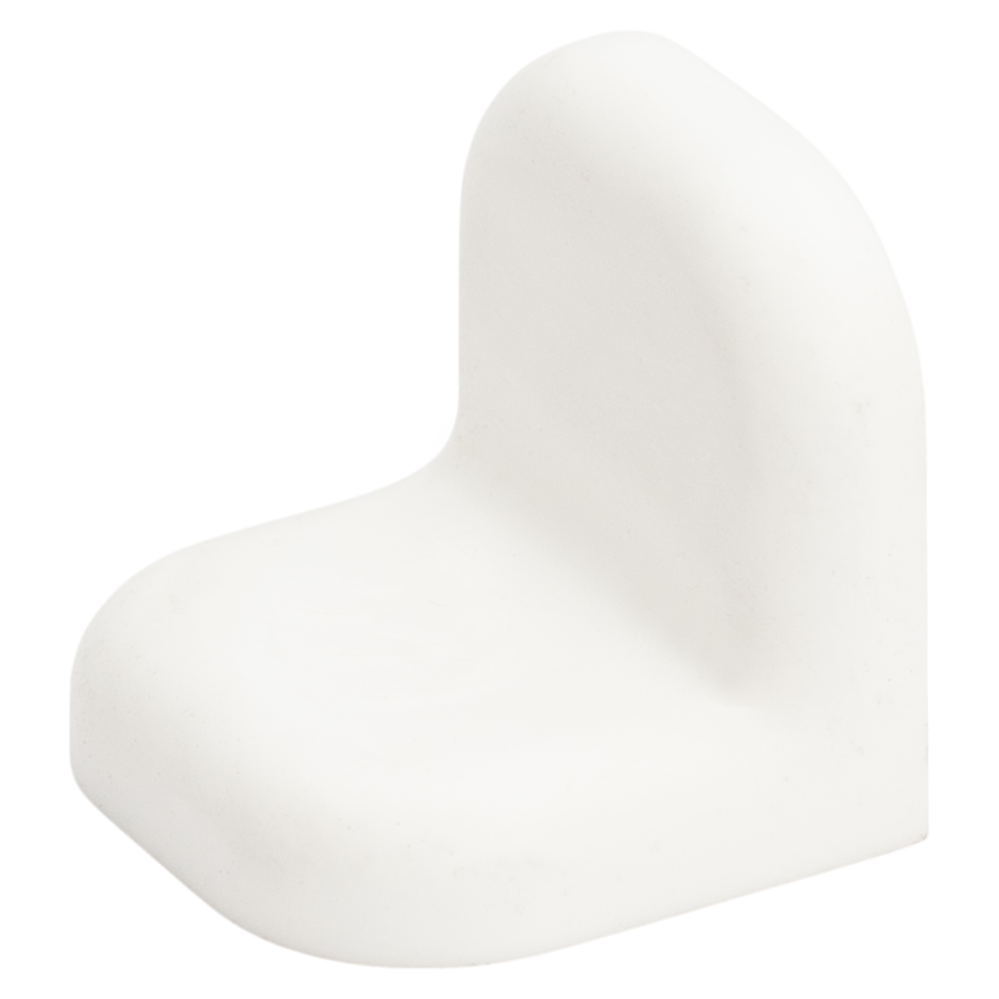 Угол крепежный 26x26x28 мм белый 2 шт.