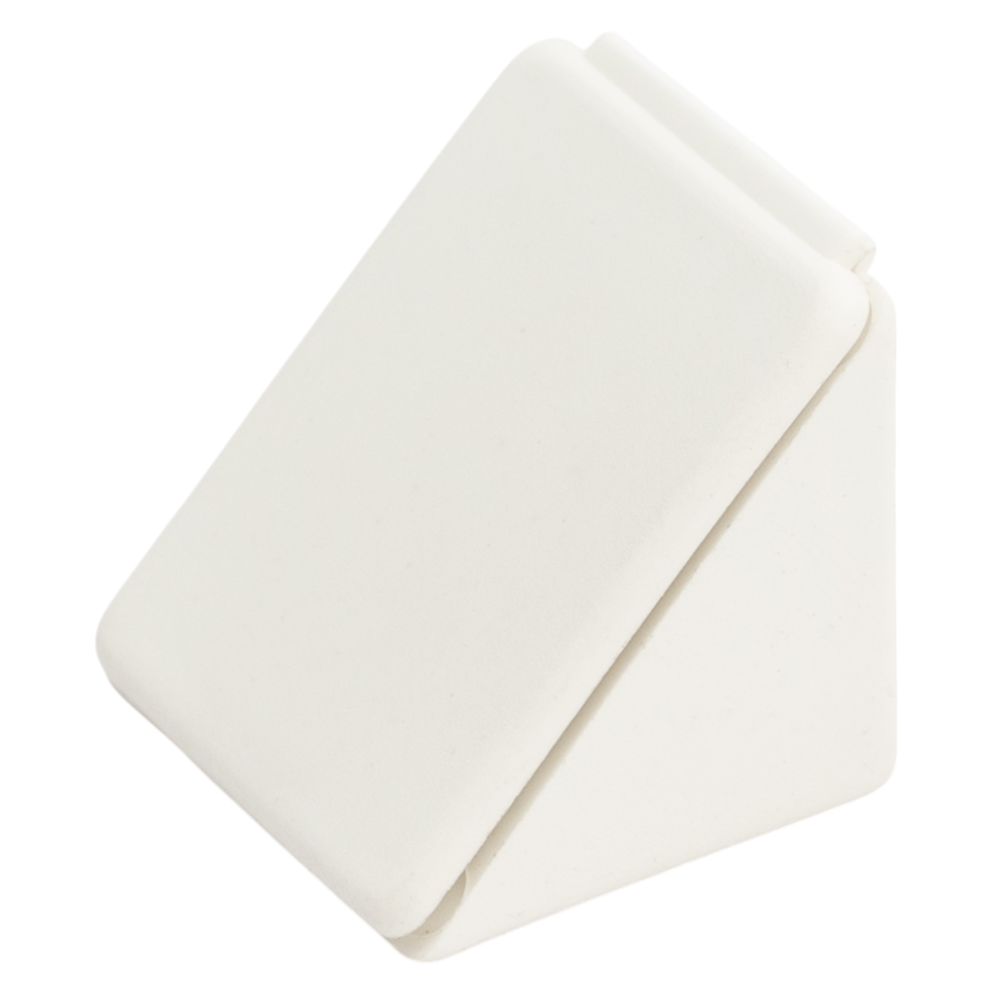 Угол крепежный 22x22x23.5 мм белый 4 шт.