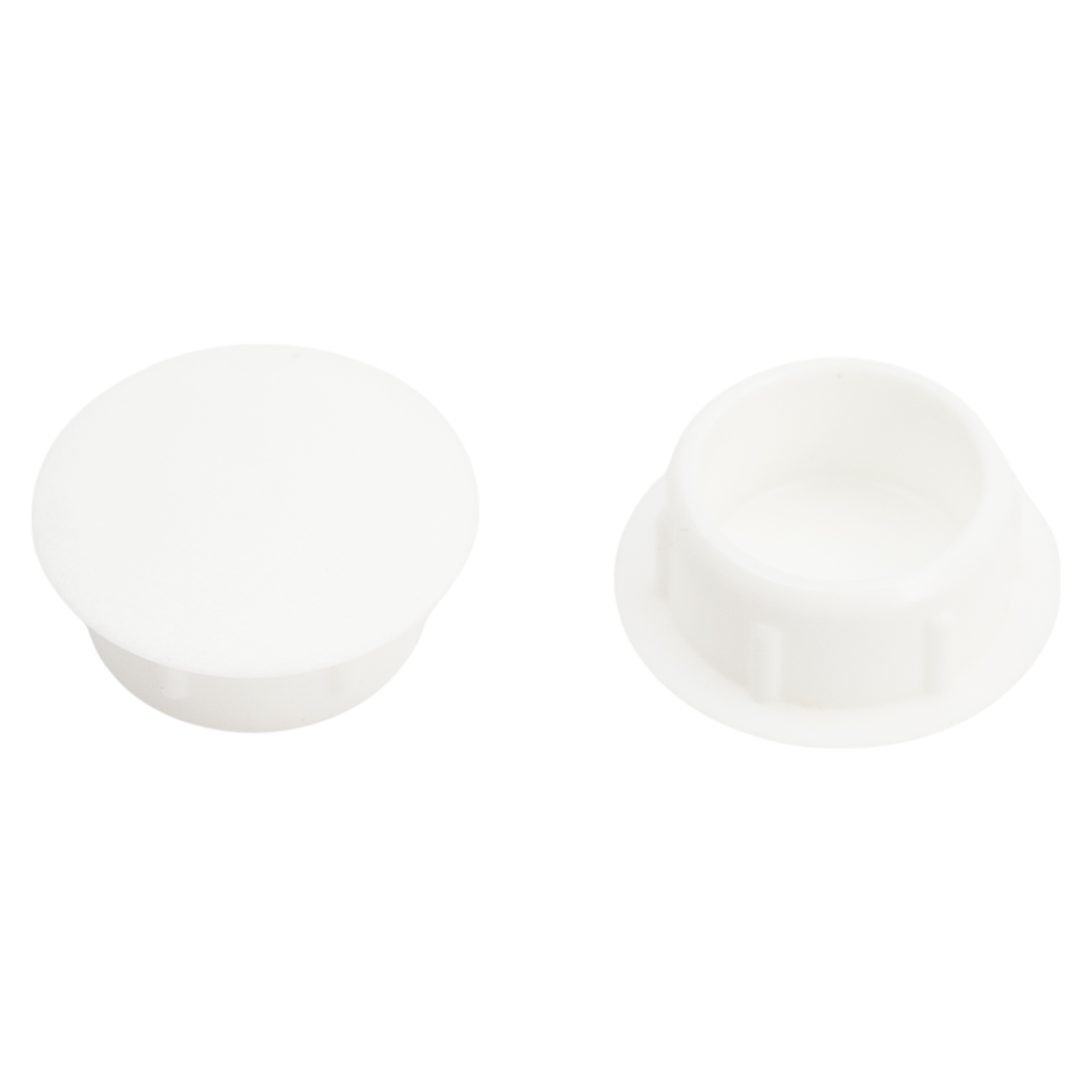 Заглушка декоративная ø14 мм цвет белый матовый 20 шт.