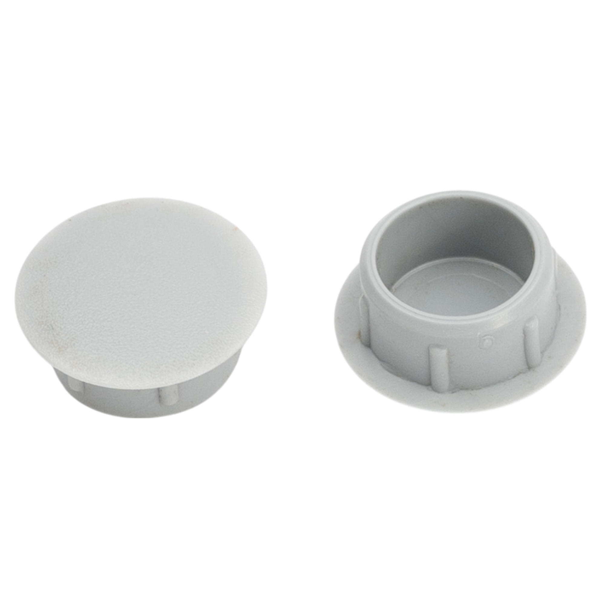 Заглушка декоративная ø14 мм цвет серый матовый 20 шт.