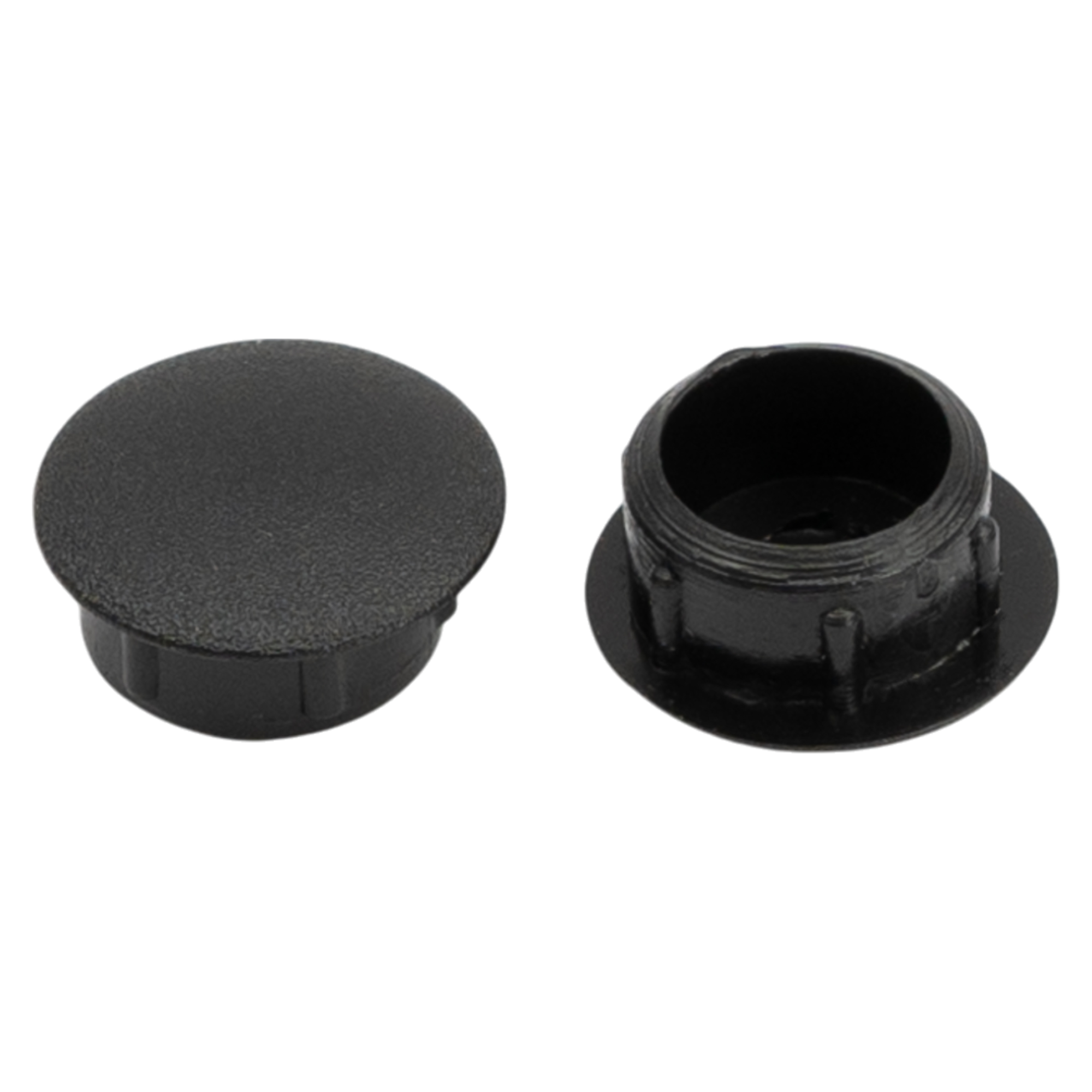 Заглушка декоративная ø12 мм цвет черный матовый 30 шт.