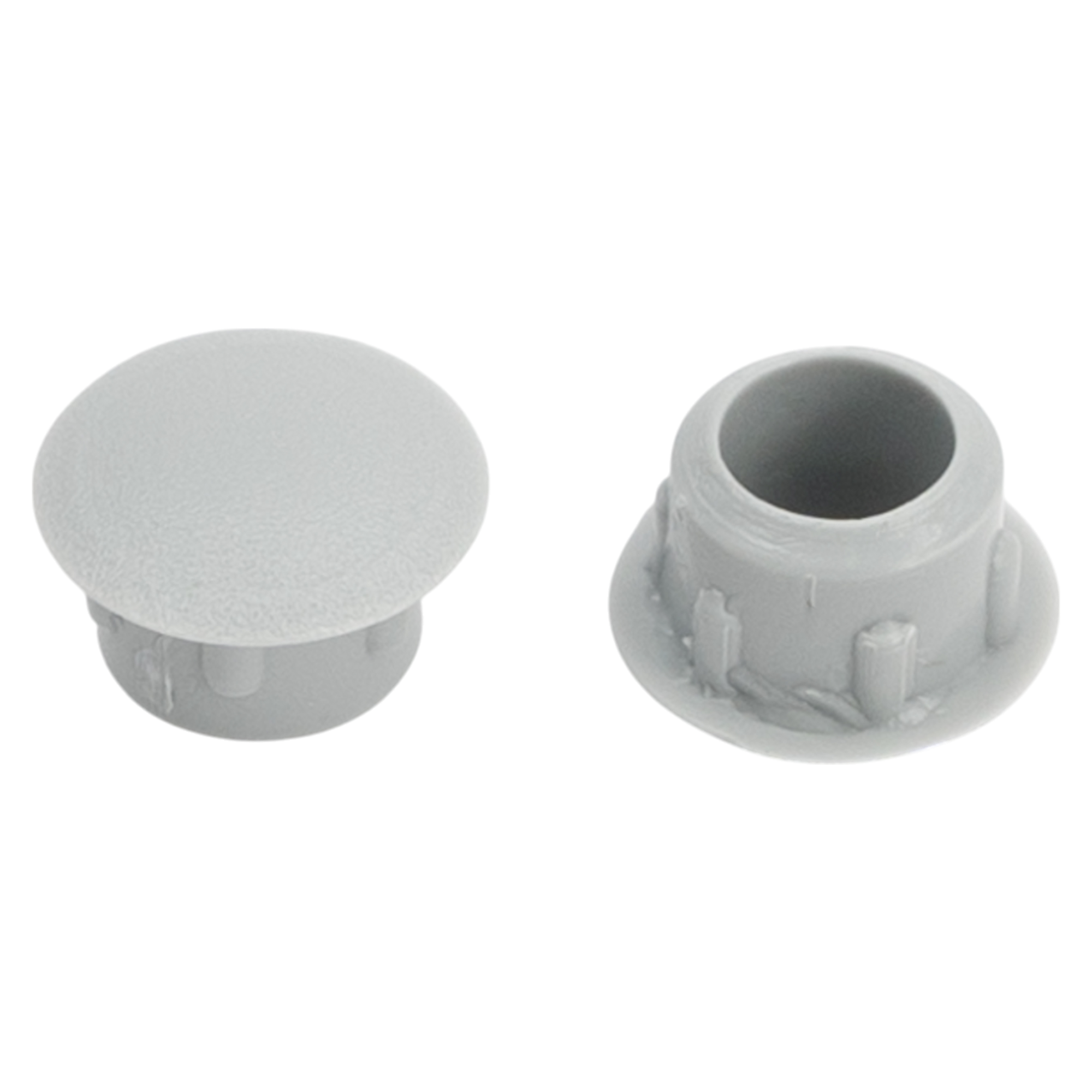 Заглушка декоративная ø8 мм цвет серый матовый 40 шт.