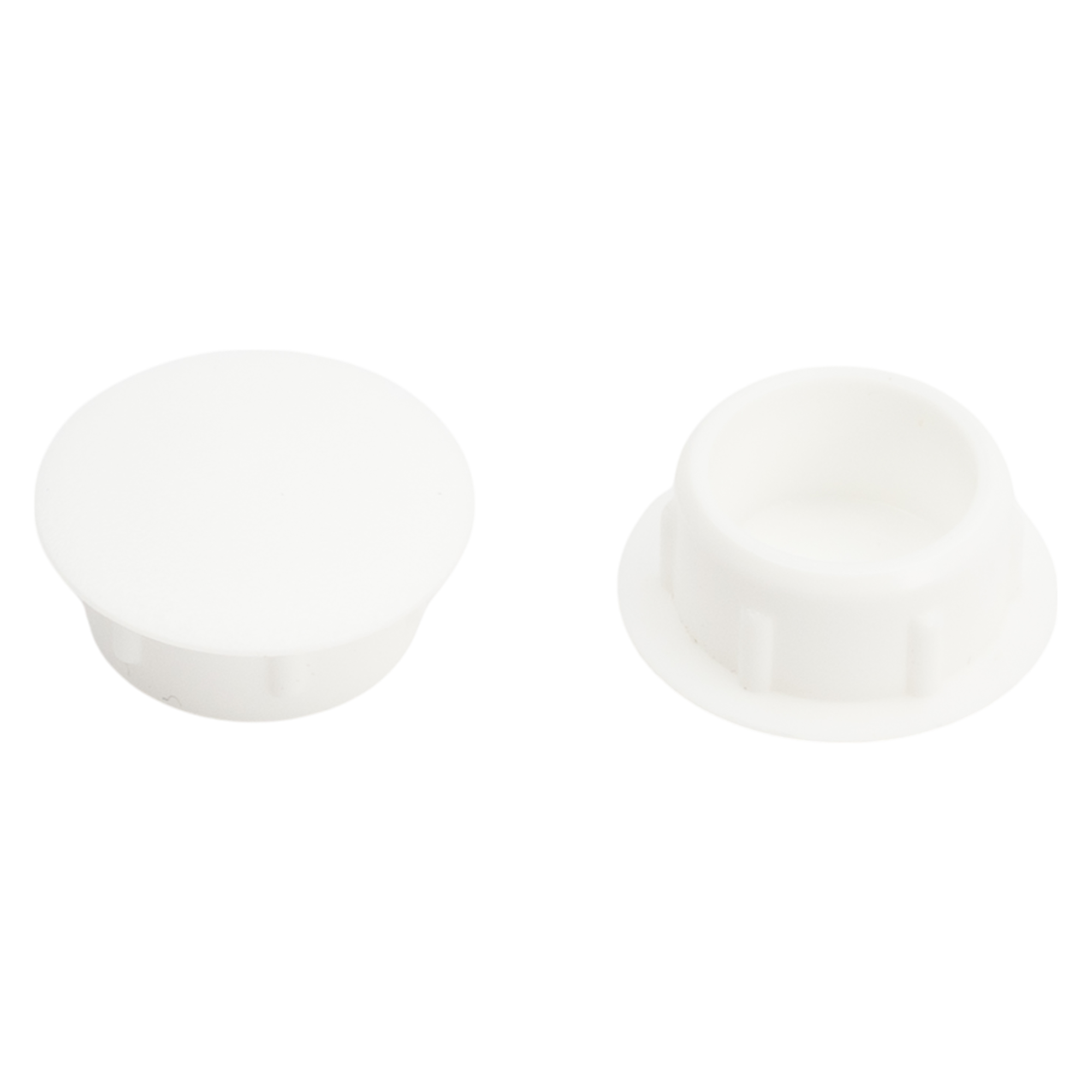 Заглушка декоративная ø12 мм цвет белый матовый 30 шт.