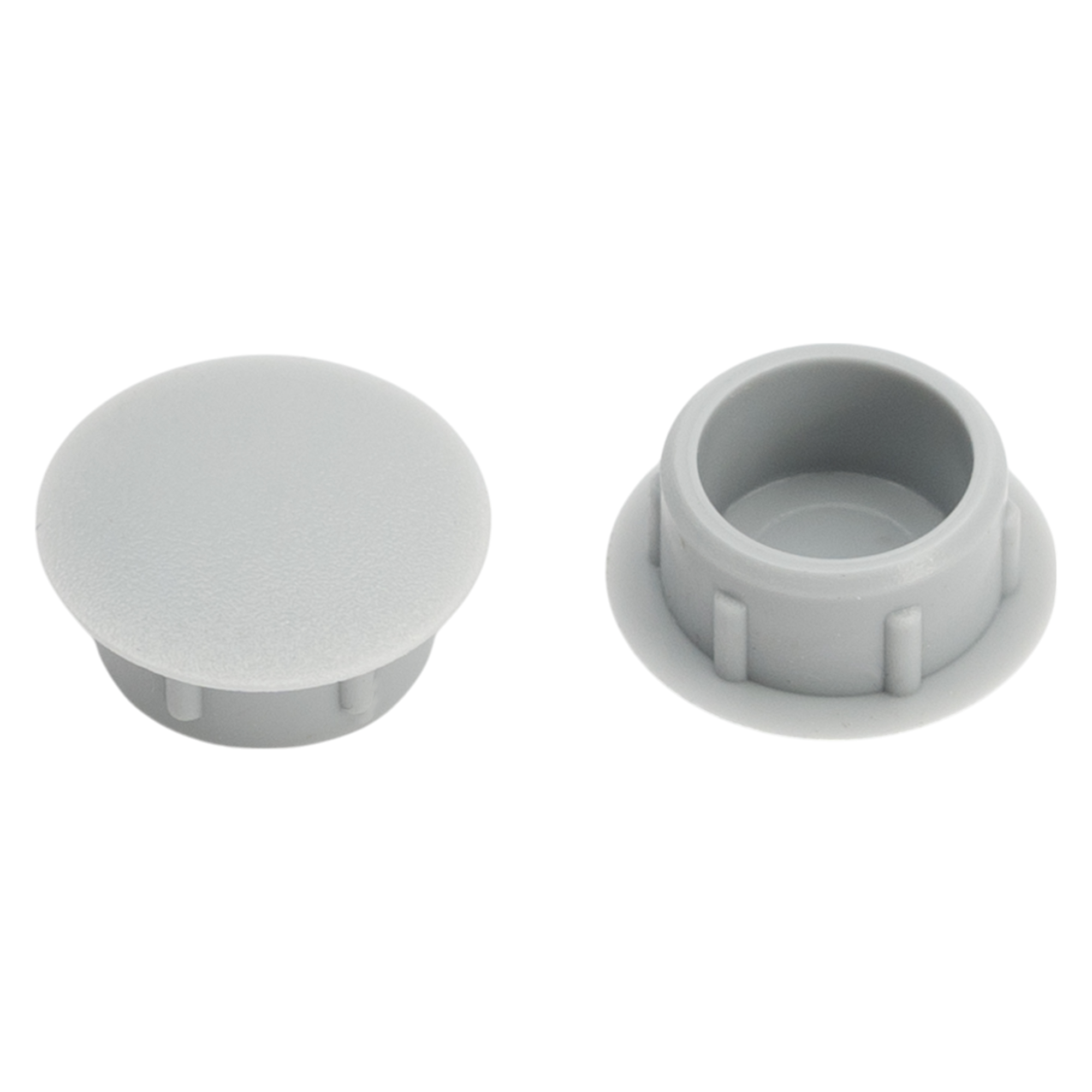 Заглушка декоративная ø12 мм цвет серый матовый 30 шт.