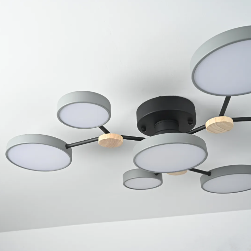 Изображение товара Люстра потолочная Imperiumloft Gamma d88 223765-23 7 ламп 22 м² цвет зеленый