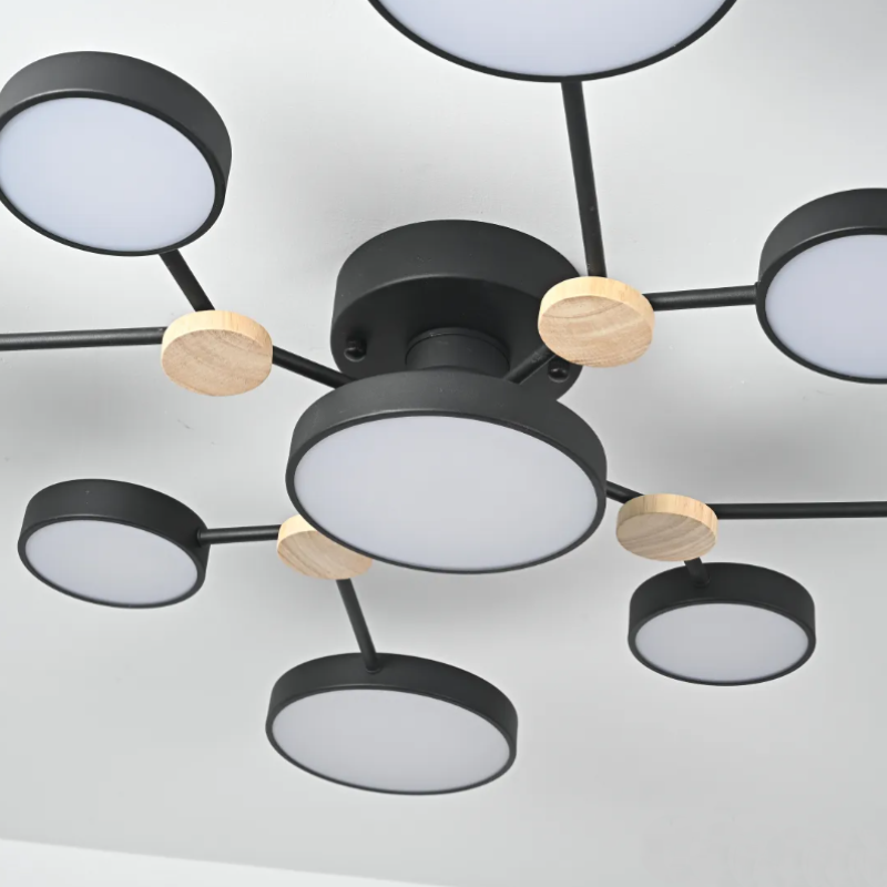 Изображение товара Люстра потолочная Imperiumloft Gamma d98 223769-23 9 ламп 28 м² цвет розовый