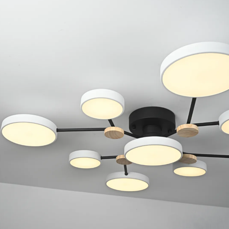 Изображение товара Люстра потолочная Imperiumloft Gamma d98 223762-23 9 ламп 28 м² цвет белый