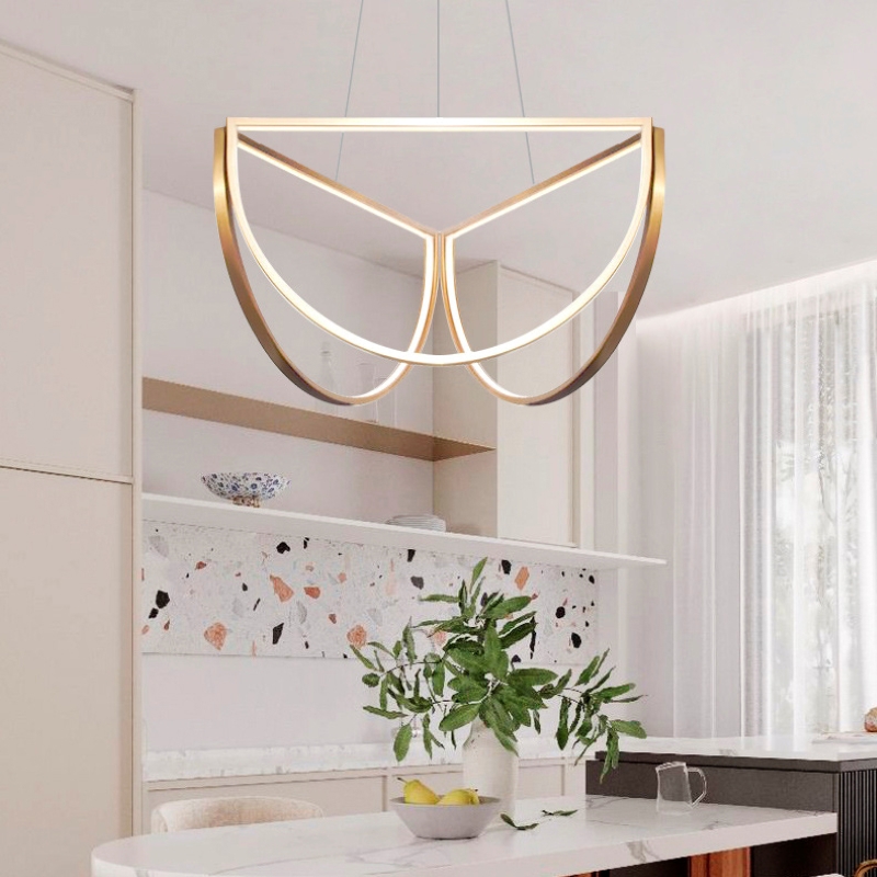 Изображение товара Светильник подвесной Imperiumloft Solana light 3 193448-23 3 лампы 35 м² цвет золотой