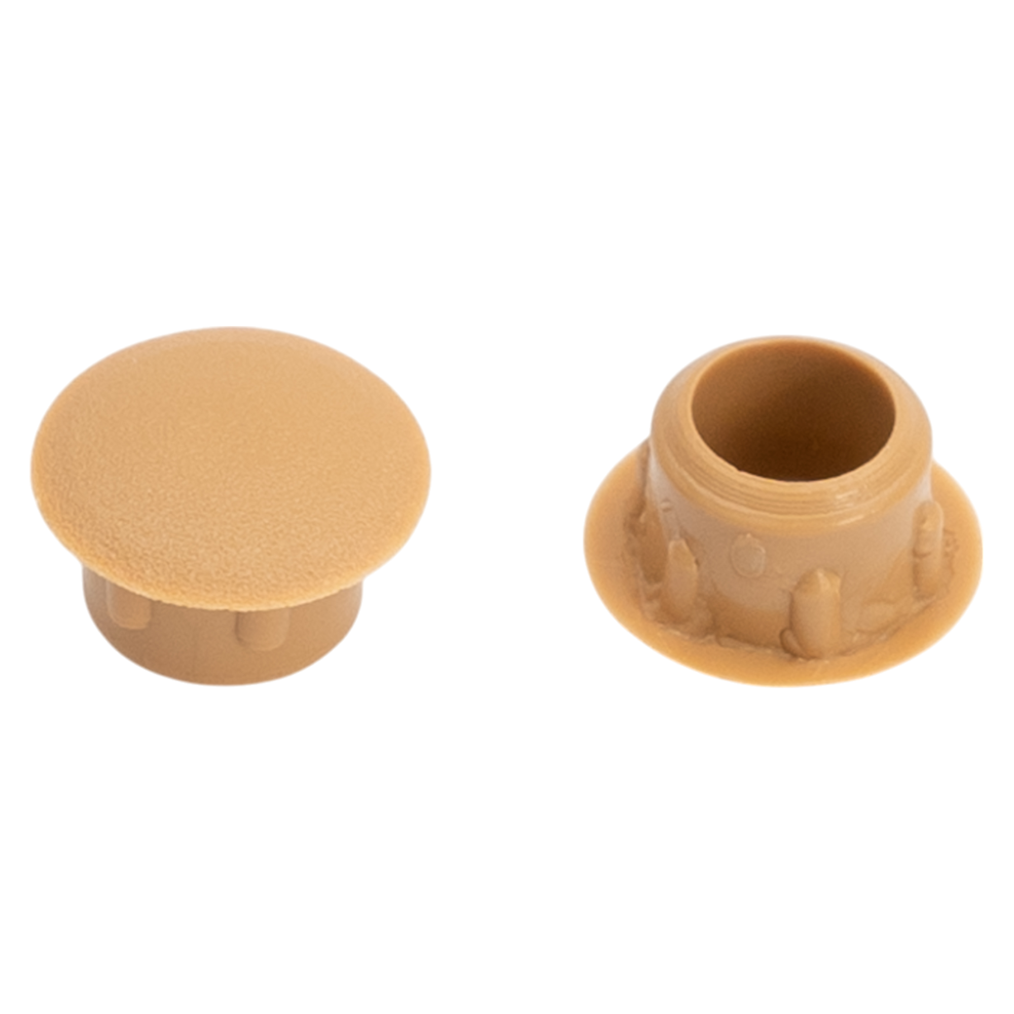 Заглушка декоративная ø8 мм цвет бежевый 40 шт.