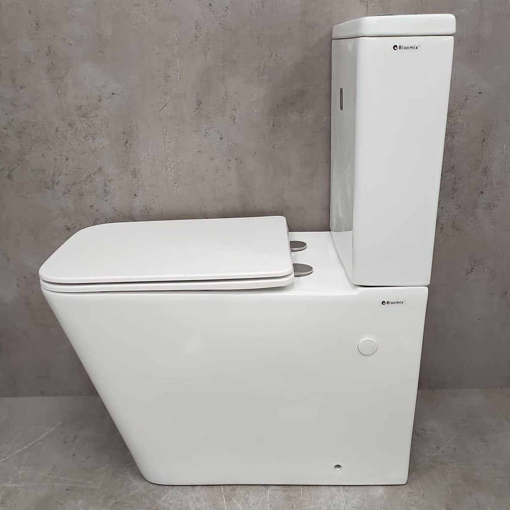 Изображение товара Унитаз-компакт Bloomix Grand 2024GW безободковый, Германия, серийный дизайн