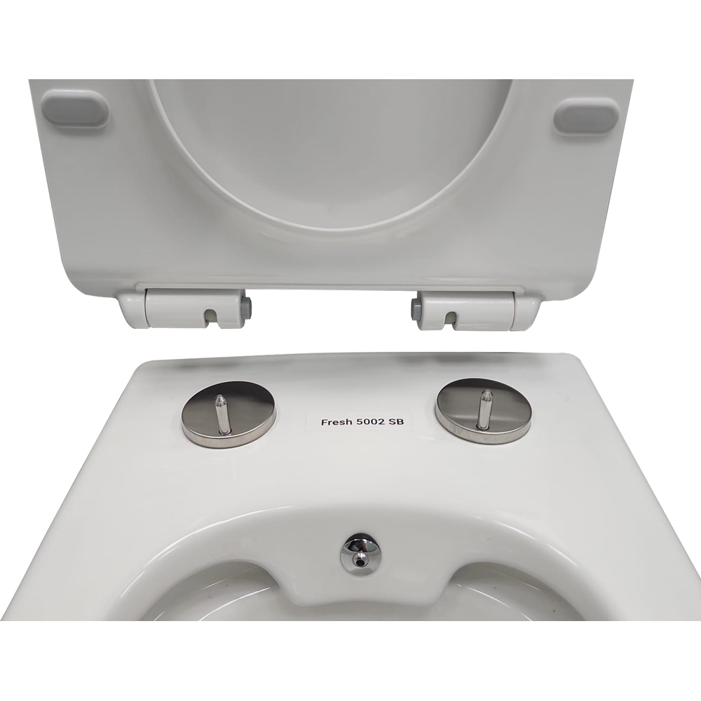 Изображение товара Унитаз подвесной Bloomix MS-172898 безободковый с микролифтом